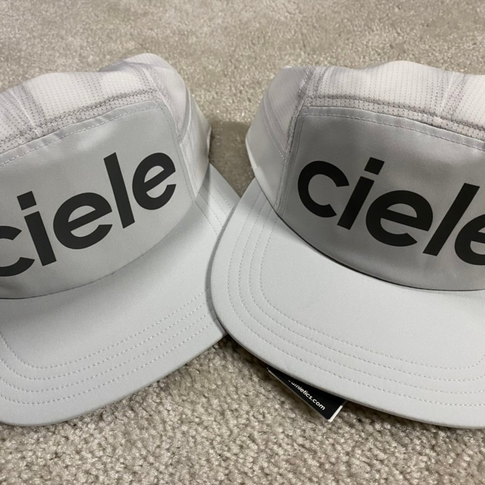 Ciele Athletics GOCap Comp Century Running Hat Light Grey White L/XL NEW - Picture 5 of 5